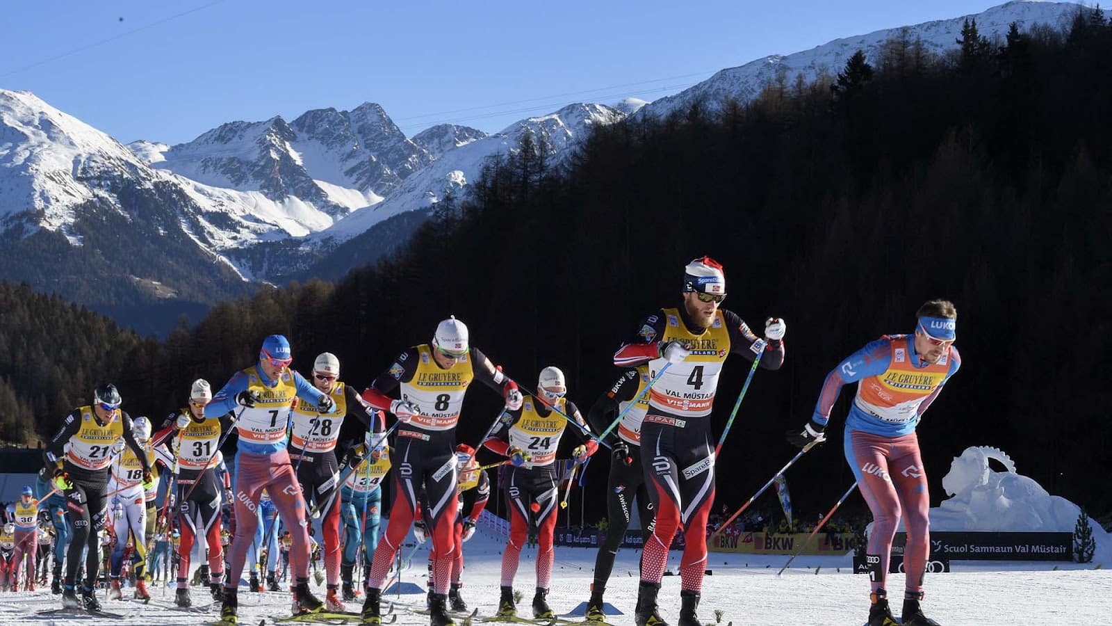 FIS Cross Country Skiing World Cup 1.5km Sprint Final Free Val